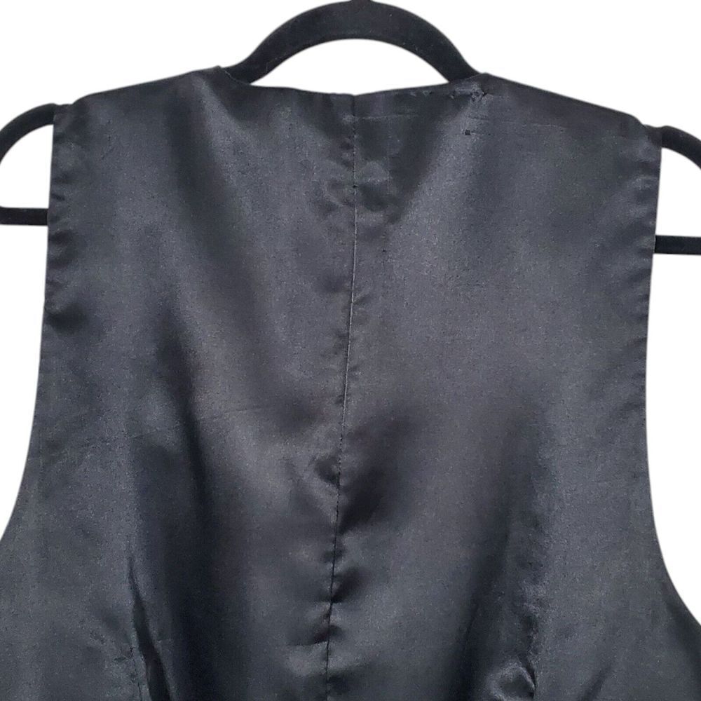 Vintage 1993 Looney Tunes 100% Silk Vest Mania Size S Tweety Bugs Taz Daffy Mens - Picture 4 of 7